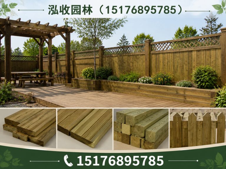 无锡防腐木展示图